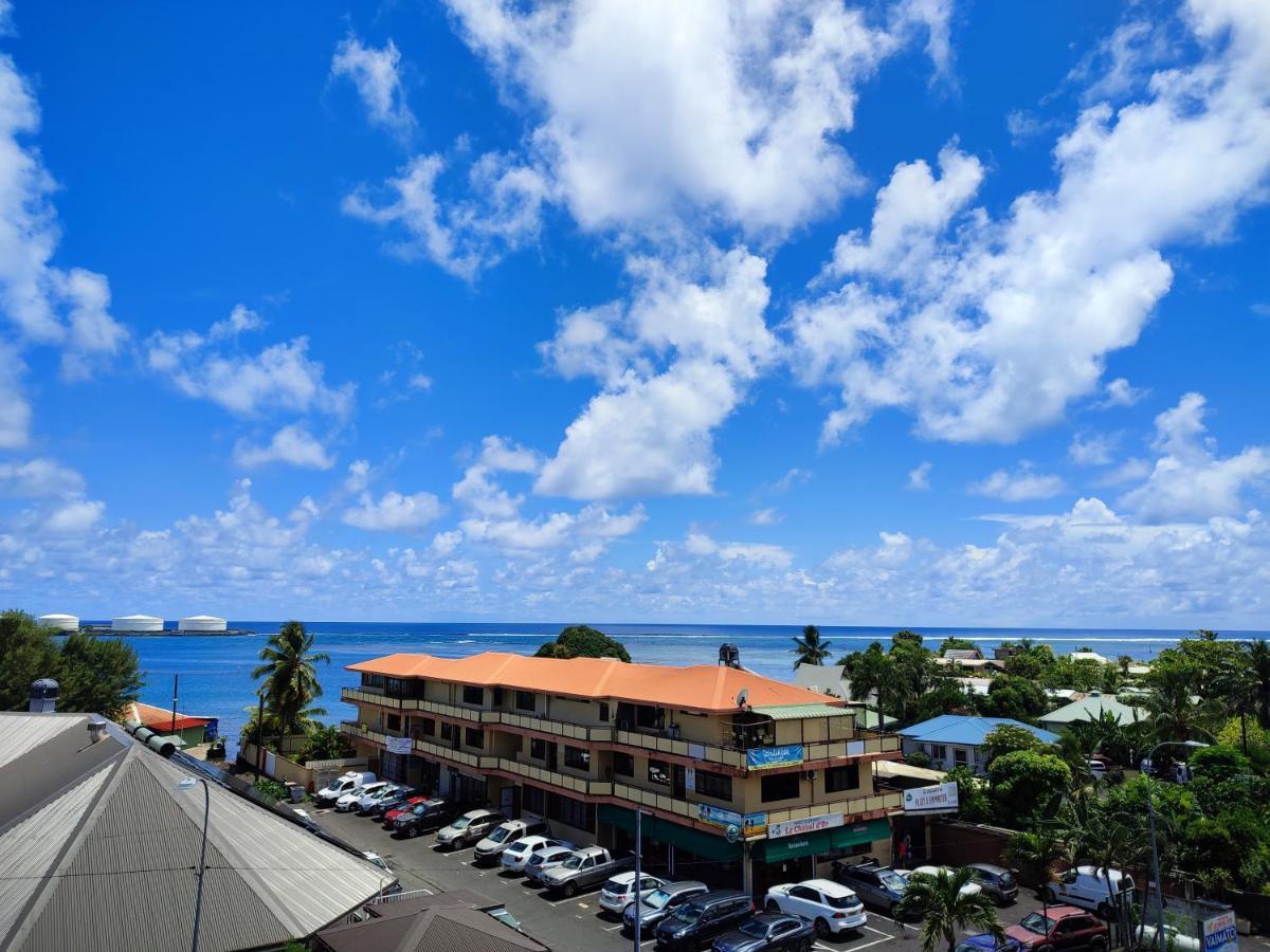 Blue Moana Studio Papeete - Sea View, Ac, Fast Wifi, Pool, Gym 外观 照片
