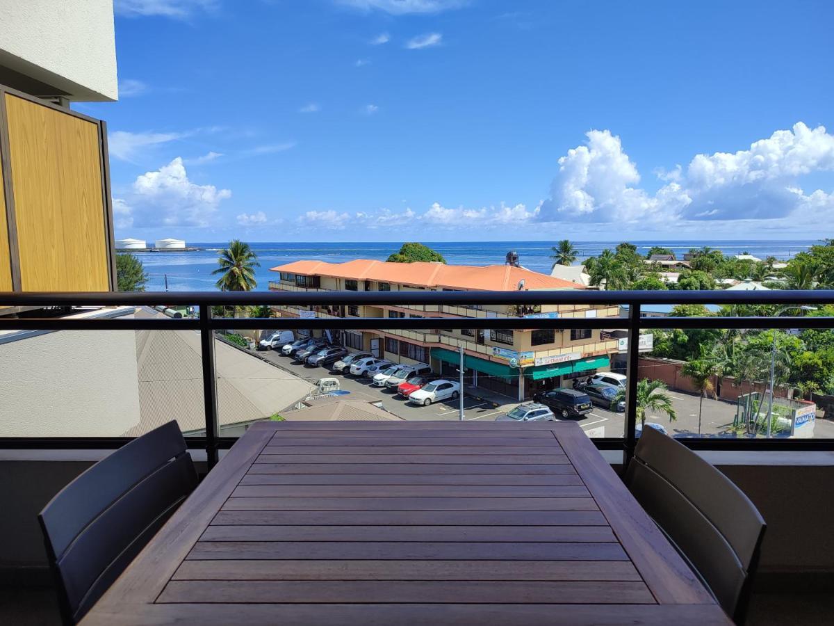 Blue Moana Studio Papeete - Sea View, Ac, Fast Wifi, Pool, Gym 外观 照片